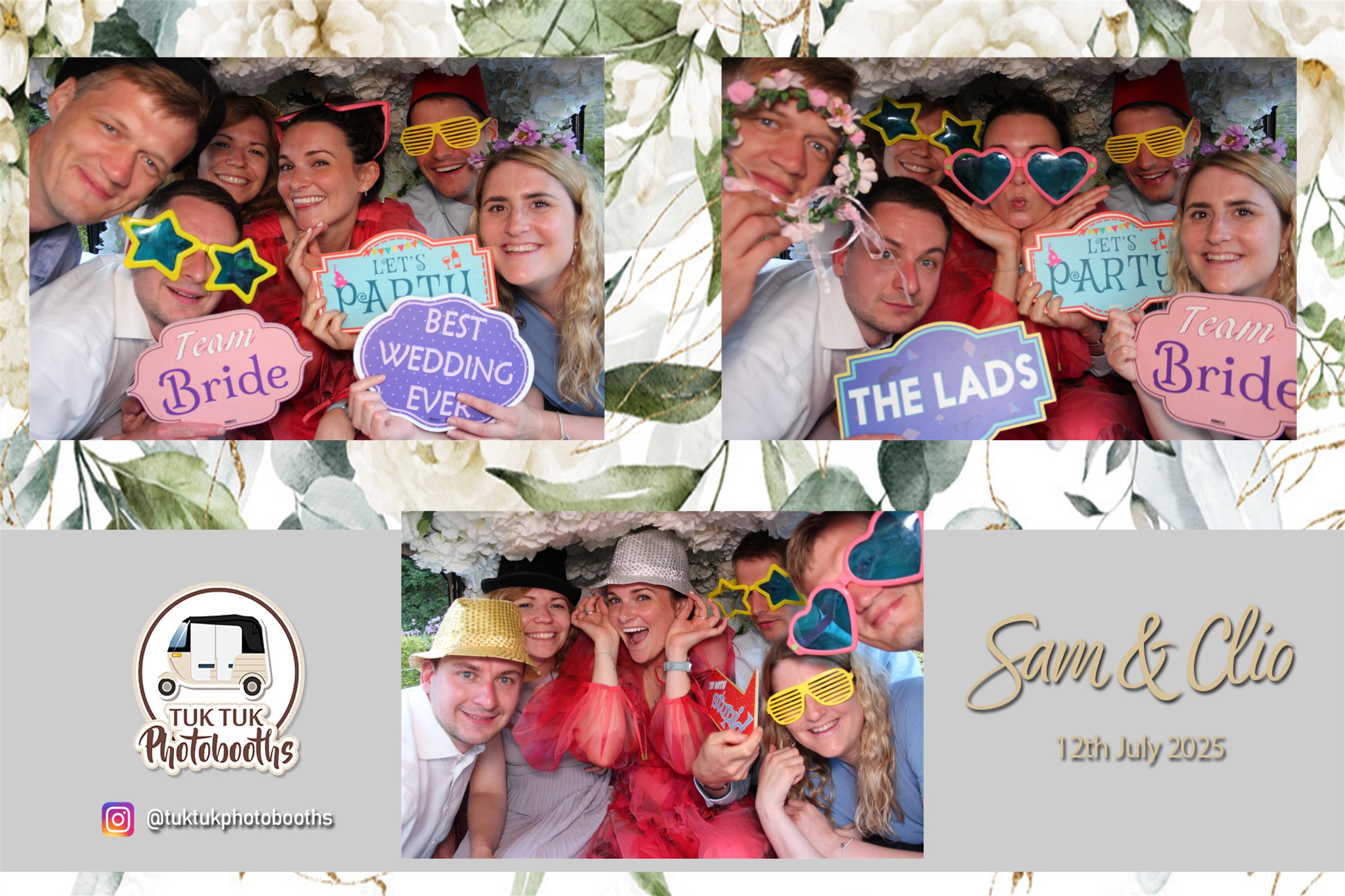 wedding photobooth fun novelty hats
